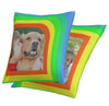 Rainbow Box Throw Pillow Case 16 x 16, 1 Pair