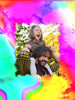Fun and colorful customizable design blanket
